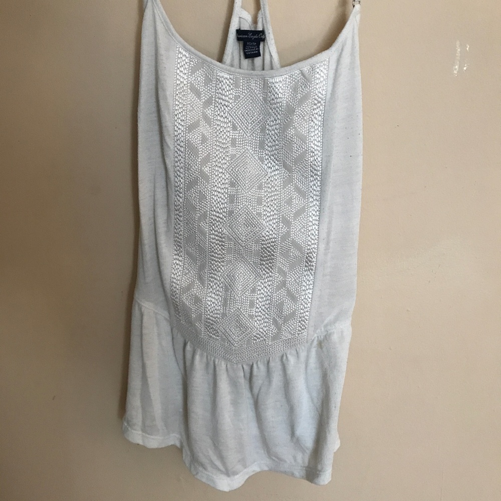 American Eagle Embroidered Tank